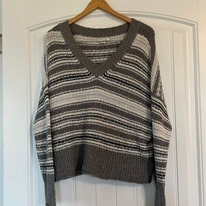 American Eagle chunky Striped Sweater Medium